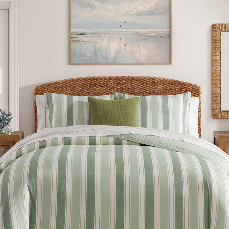 Tommy Bahama Serenity Slub Solid Throw Pillow, Green