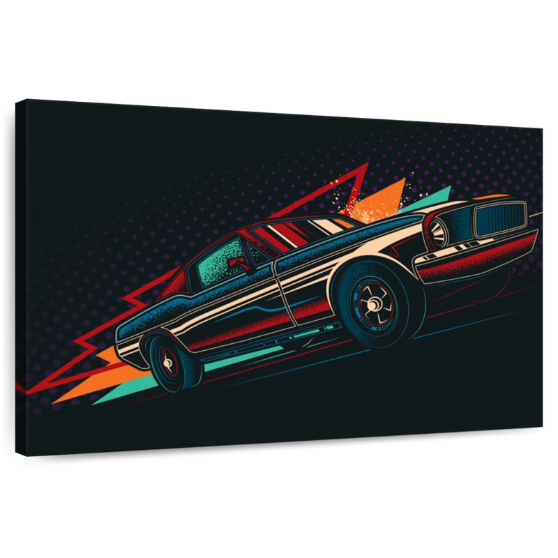 Voiture de style rétro Mehar, H 8 po x l 12 po