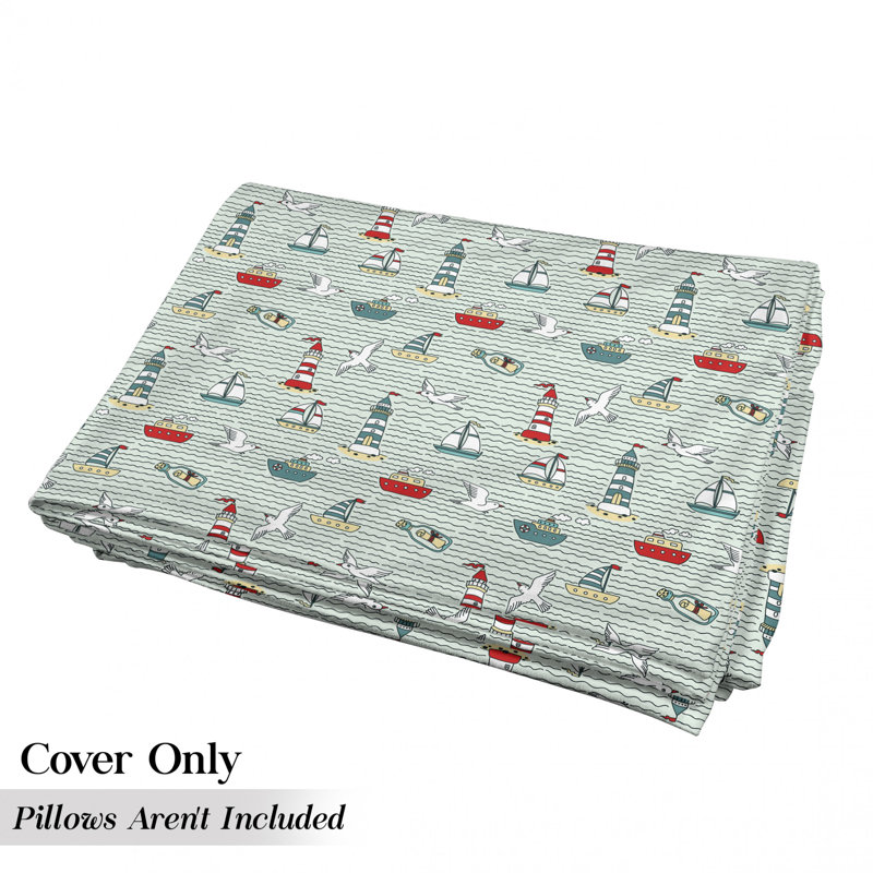 Housse de coussin extérieur Seagulls, H 2 po x l 27 po x P 88 po