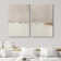 Minimal Landscape Beige Tan Abstract Grunge Modern Art Minimalist Neutral Decor Frame 2 Pieces Picture - Canvas Print