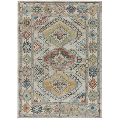 Camerino Geometric Indoor / Outdoor Area Rug