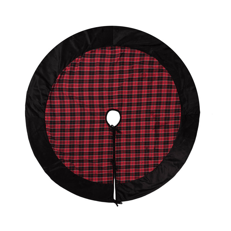 Synergy Plaid Velvet Tree Skirt