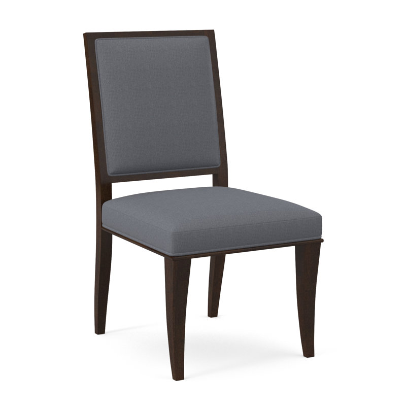 Chaise d'appoint en tissu Princeton, Noyer américain, Port Elise