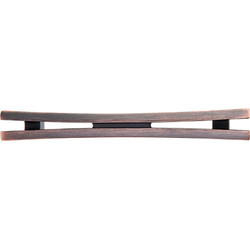 Flared 5" Center to Center Bar pull, Tuscan Bronze
