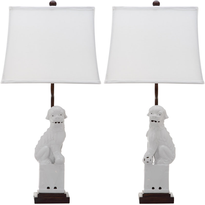 Mcchristian Ceramic Table Lamp, White