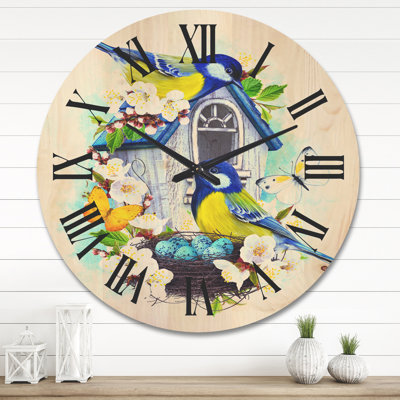 Solid Wood Wall Clock