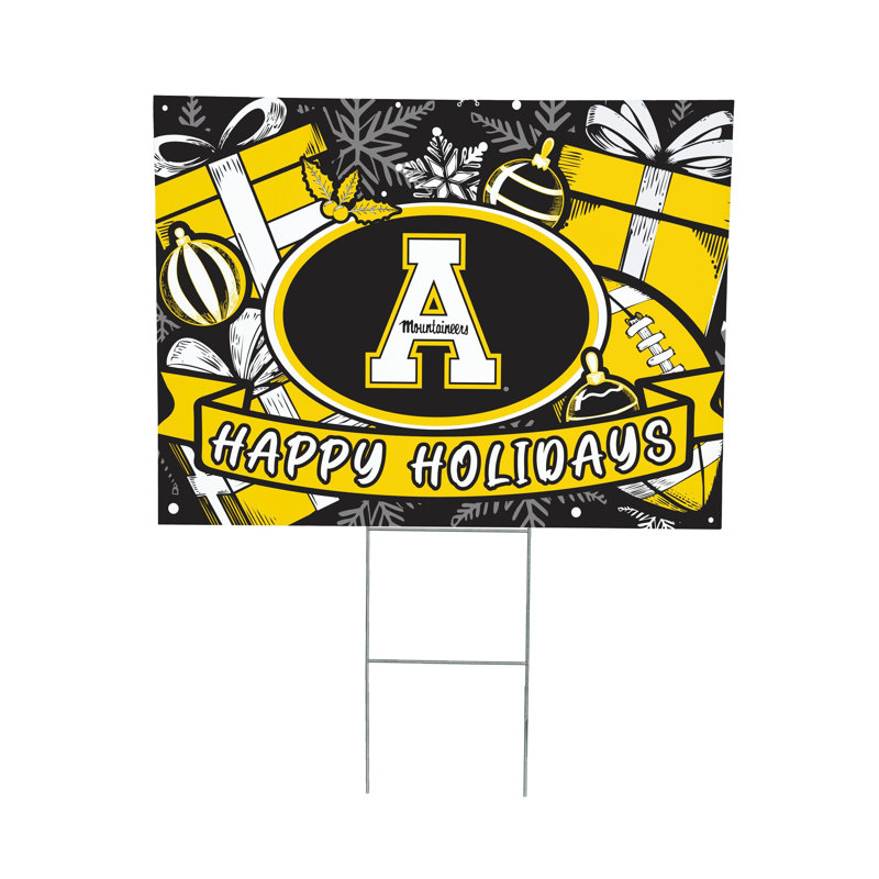 Appalachian State University Yard Sign, Holiday