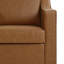 Faux Leather Swivel Armchair-1368538211