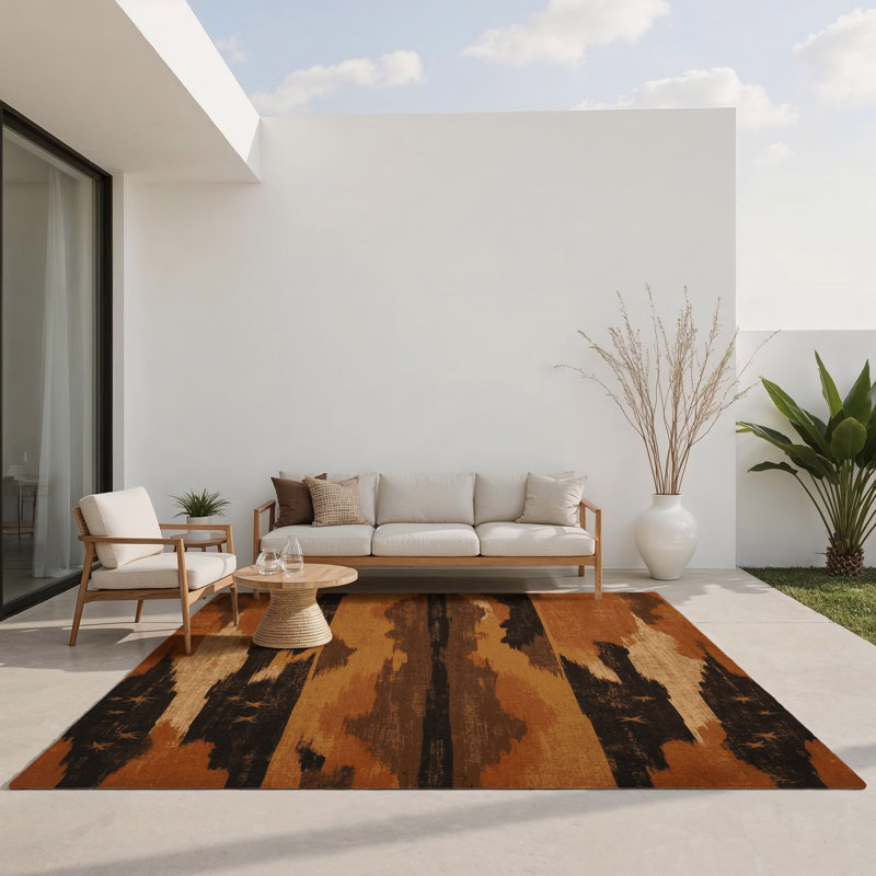 Tapis intérieur et extérieur Desert Glow, Rectangulaire 8 pi x 10 pi