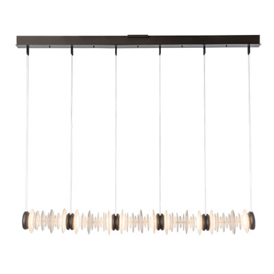 Cairn Linear LED Pendant - White