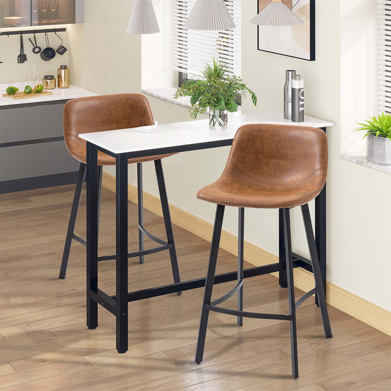 Bigvai Counter Stool with Metal Frame