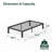Luis QuickLock® Metal Platform Bed Frame-111904360-111904364
