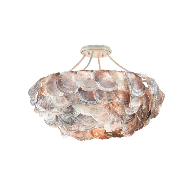 Lustre bol unique et remarquable à 6 lumières 22 po Seahouse