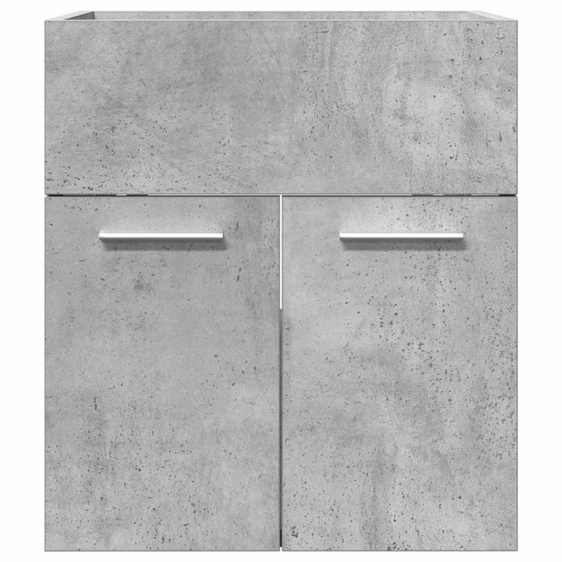 Eliona Bathroom Vanity Base Only, Concrete Grey, 46Cm H x 41Cm W x 38.5Cm D