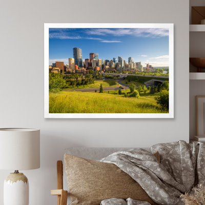 Skyline Calgary At Sunrise - art mural canadien sur toile