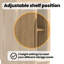 Solid Wood Bathroom Cabinet-30647214