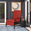 Chaise de patio inclinable avec coussins Baldewijn-296323850