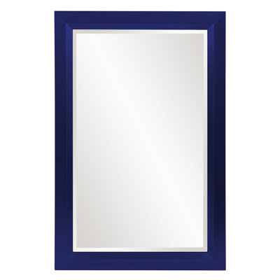 Buschwick Solid Wood Frame Rectangle Wall Mirror
