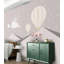 Papier peint amovible montgolfières Pinkish Mountains Sun Clouds-99178453
