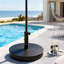 Base de parasol d'extérieur pliable robuste