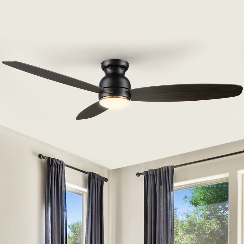 Ventilateur de plafond intelligent 60 pouces avec lumière DEL, télécommande, fonctionne avec l'assistant Google et Amazon Alexa, raccourci Siri