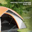 Camping Tent 2 Man Dome Tent 3000mm Waterproof Grey and-98375105