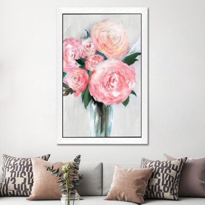 Beauty Within A Vase II by June Erica Vess - Print on Canvas