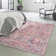 Washable Floral Indoor Rug