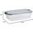 Rubbermaid Roughneck Clear Storage Containers, 31 Qt/7.75 Gal, 6 Pack