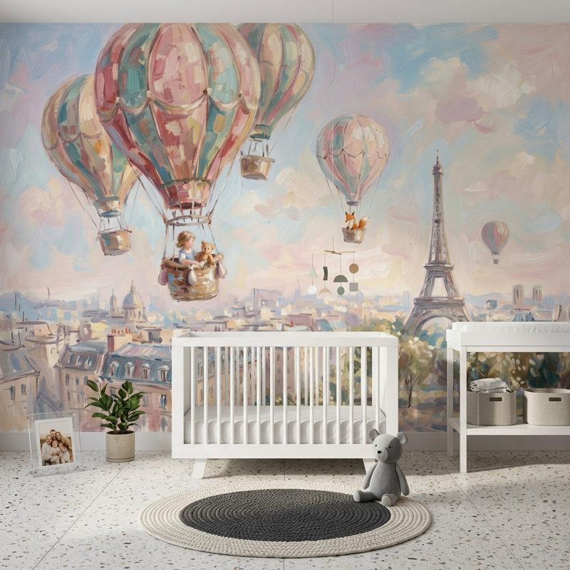 Papier peint tour Eiffel Paris, Non tissé, 160 po x 108 po