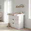 Changing top compatible with IKEA® dressers, universal, white