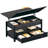 4 In 1 Lift Top Coffee Table With Hidden Storage And Drawers-1375243135