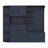 Multifunctional Left-right Combination Hall Cabinet (can Be Used Separately) With Storage And 4 Hooks, Storage Cabinet/ Hall Tree 2 In 1 For Living Room, Kitchen And Hallway, Antique Blue