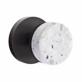 Terrazzo Round Knob with Round Rosette