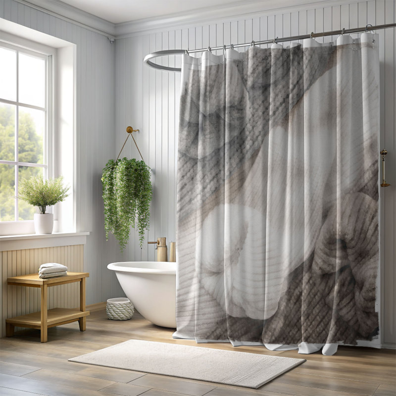 Tattianna Shower Curtain, H 74 po x l 71 po