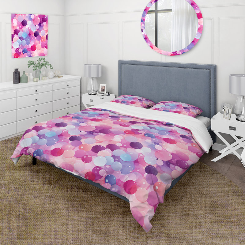 Ensemble de housse de couette Popart, Housse de couette pour très grand lit et 2 très