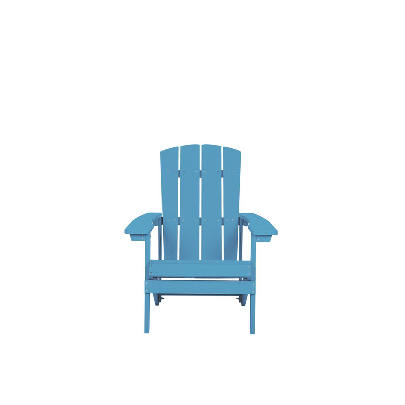 Calais Outdoor Adirondack Chair, Turquoise