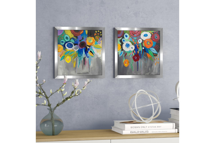 Burst of Magic - 2 Piece Picture Frame Print Set on Paper