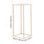 Wedding Flower Stand, 15.75-inch Column Flower Stand, Floral Stands with Acrylic Laminate, Rectangular Floral Display Rack for Wedding, Party, Birthday, Home, French Gold Stands-135243070