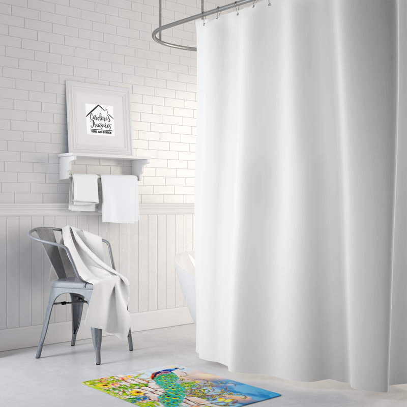 Tapis pour salle de bain Proud Peacock