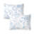 Adrian Blue Cotton Traditional Comforter Set-61176022