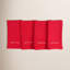 Serviettes Delevan, broderie rouge des fêtes Monaco-921956078