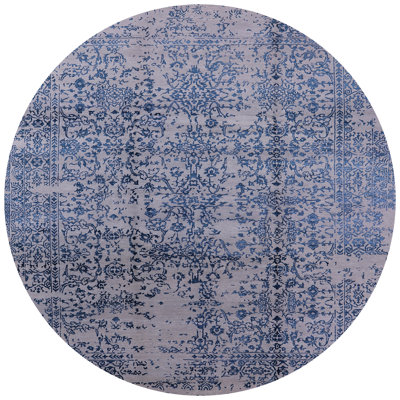 Tapis oriental gris / bleu Hursey