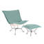 Housse pour repose-pieds à coussin carré Azaria-69594806
