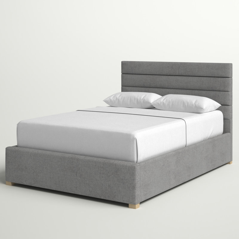 Tyson Upholstered Ottoman Storage Bed, Small Double (4'), Berry