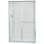 Deluxe 46" x 65.5" Bypass Shower Door