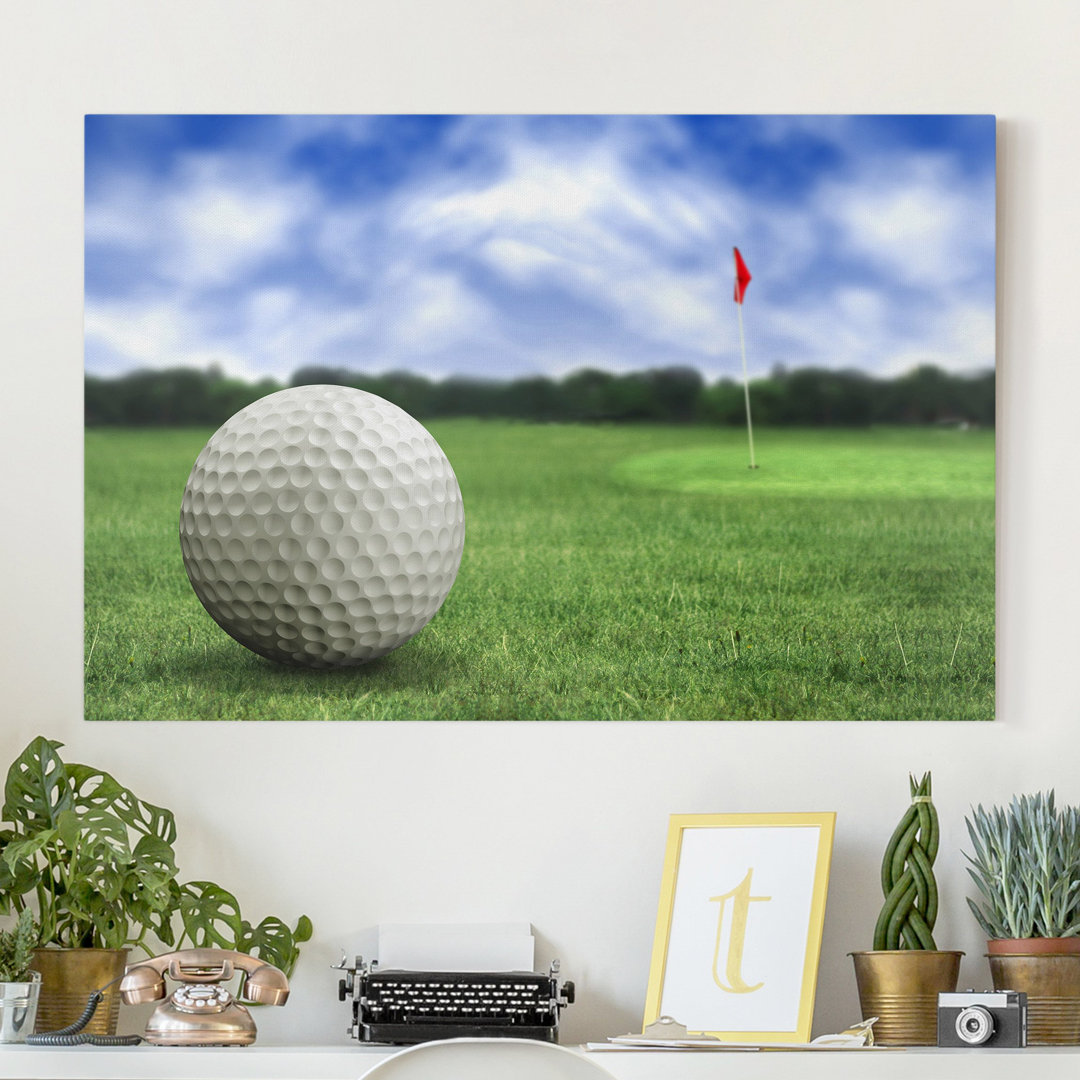 Leinwandbild Golf Ball