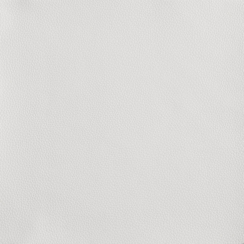 Repose-pieds en cuir véritable de qualité mondiale Global, Blanc