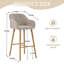 Ensemble de 2 tabourets de bar Modern-2055235619
