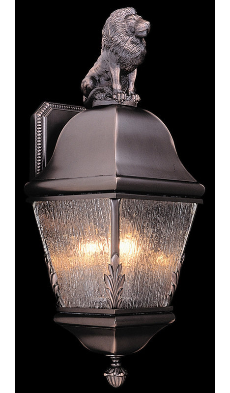 Lanterne murale d’extérieur 3 lumières Mahalia, 21 po x 8 po x 9 po, Bronze Sienne